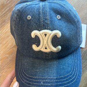 Celine Denim Baseball Hat